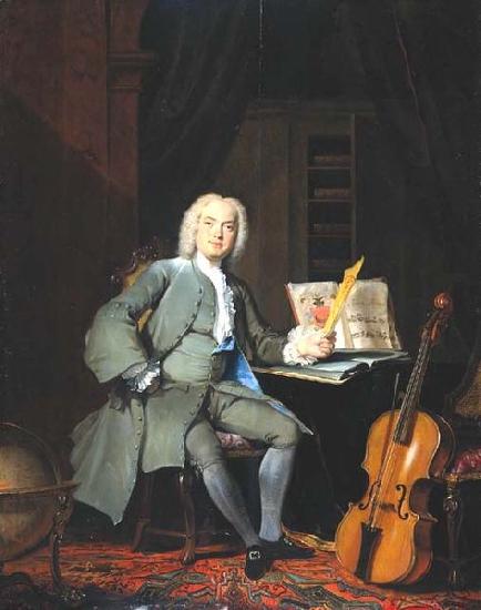 TROOST, Cornelis Portrait of a member of the Van der Mersch family oil painting image